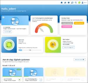 Onze digitale leeromgeving heeft een compleet nieuwe look!